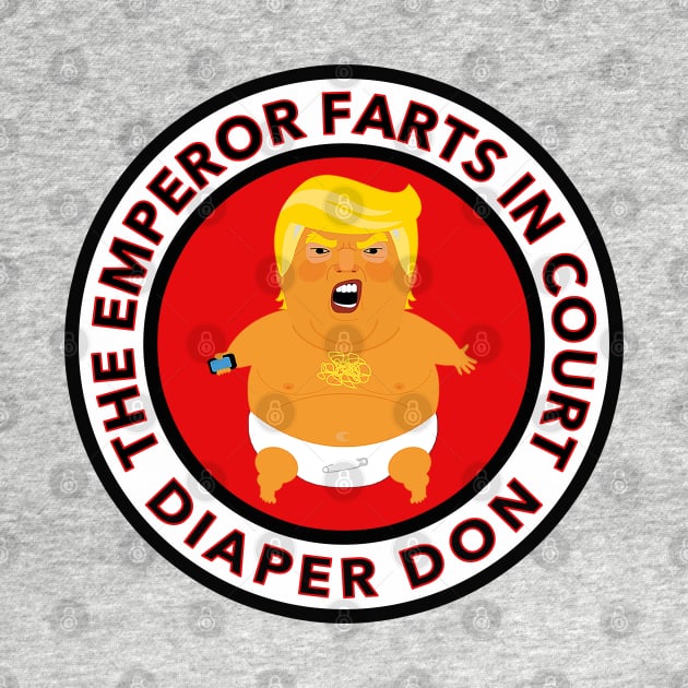 diaper don - trump farts in court by Tainted